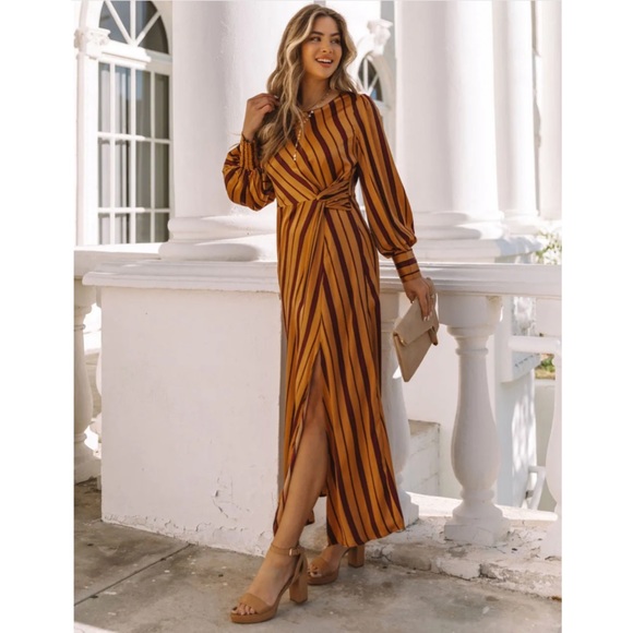 Jiya Satin Maxi Dress from Vici - Picture 3 of 4